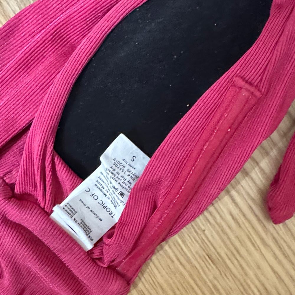 Women’s Magenta Bandeau Bikini Set - Unbranded - Picture 4 of 4